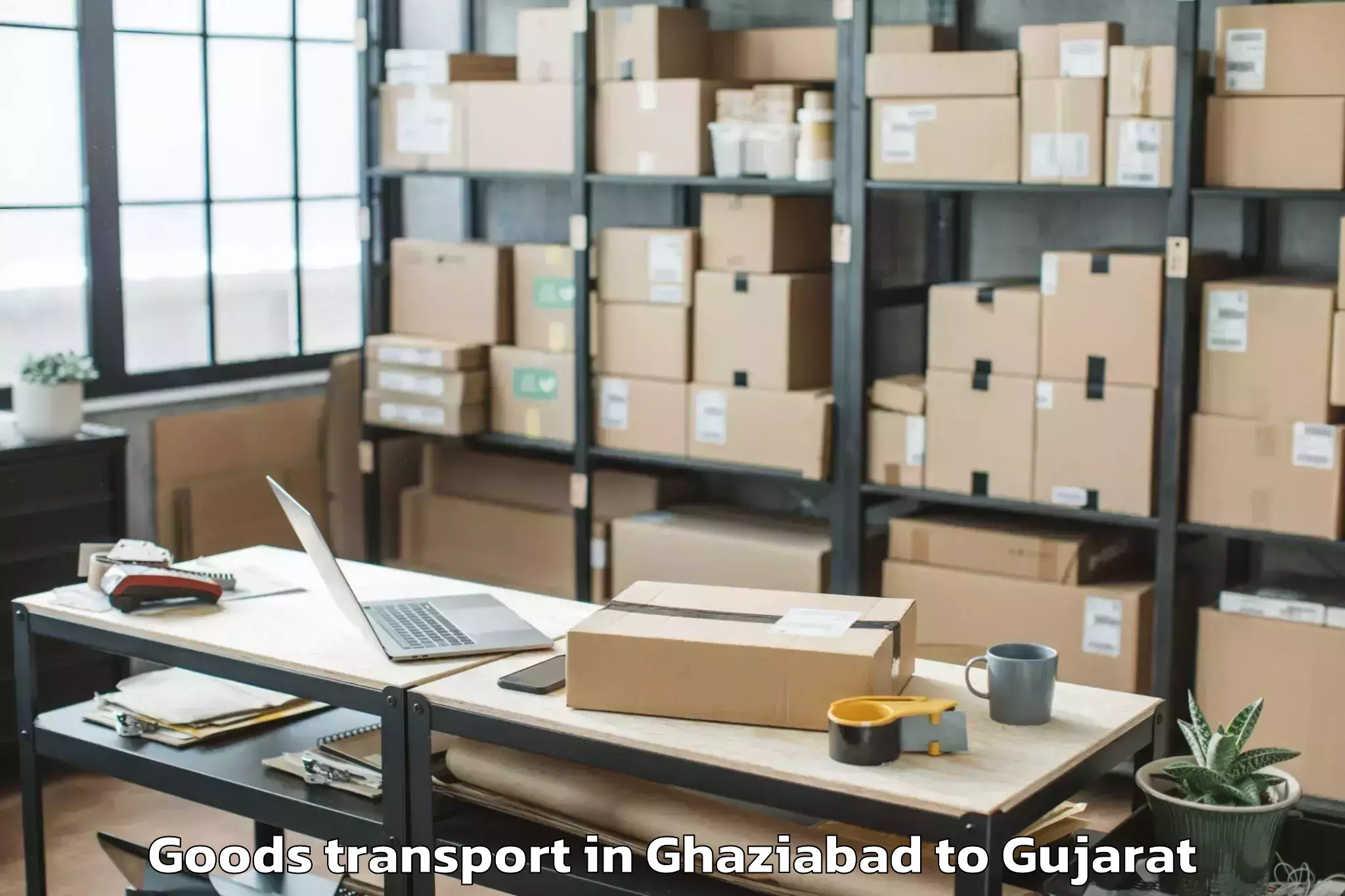 Discover Ghaziabad to Abrama Goods Transport